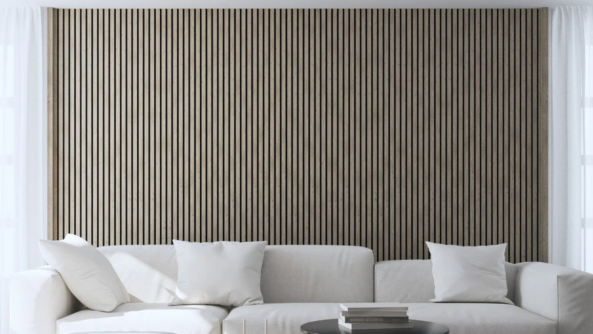 Akupanel - LED afwerkeindlat voor plafond en zijkant- Eiken Light Naturel 270 cm