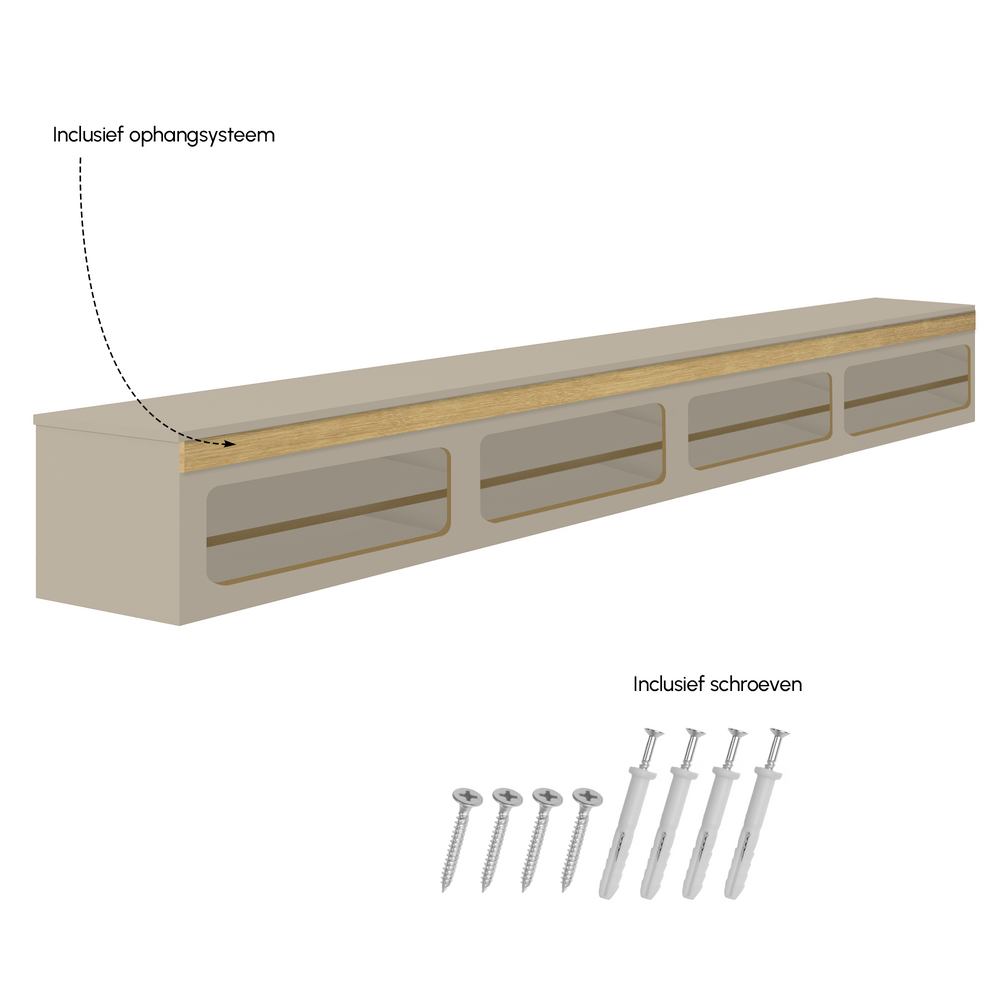 Madera TV-Meubel zwevend dune 280 cm