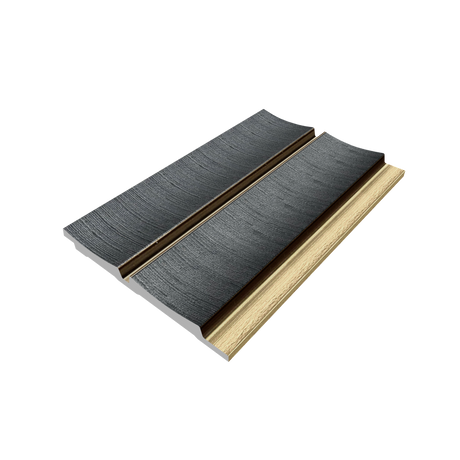 Sample antraciet kunststof