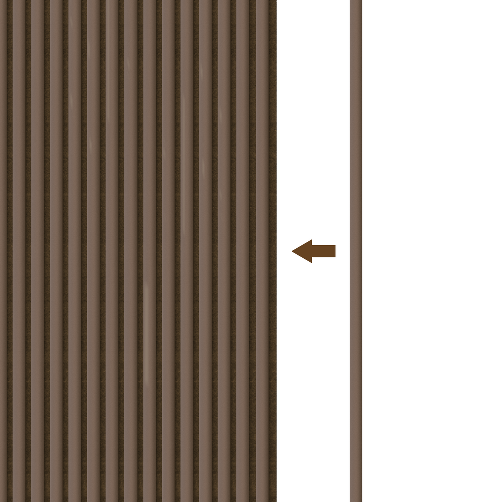 Eindlat Suede 280 cm - Chique Mokka