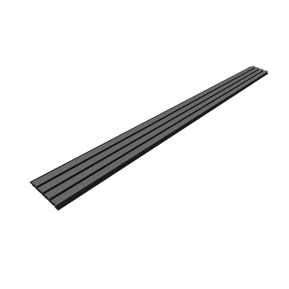 Composiet Gevelbekleding Grijs Lattenwand Wandpanelen 290 x 22 cm