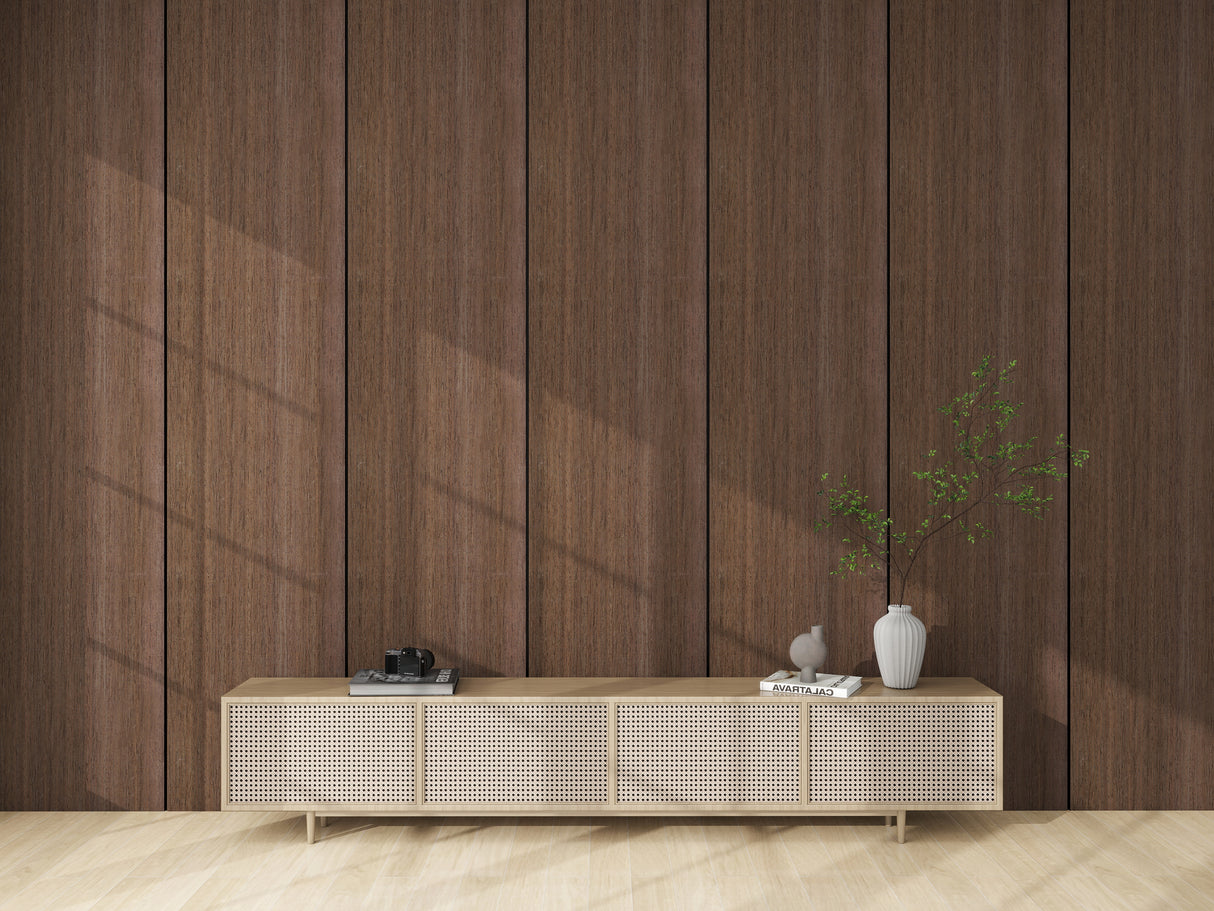 Decopanel Eiken Dark Walnoot 270 x 60 cm Akoestische wandpanelen