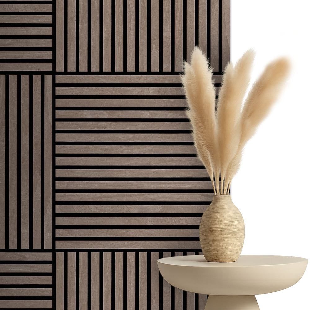 Akoestische panelen 60x60 cm - Eiken Walnoot