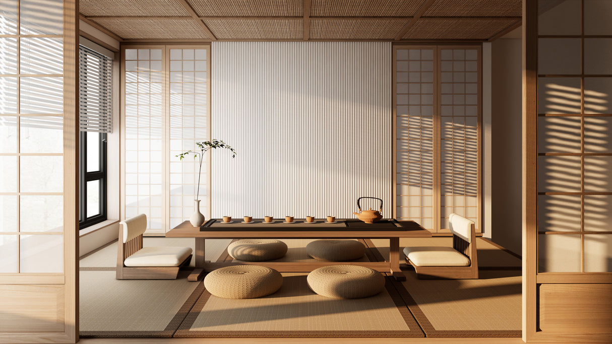 Akoestische Suede Solid Panelen 280x60 cm - Snow Beige