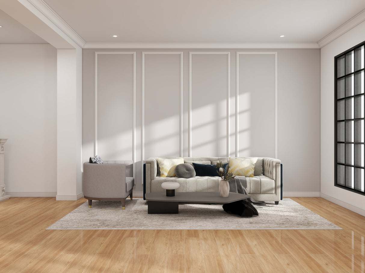 Aura Sierlijst Muur Plafondlijst - 270 x 6 cm - Wit