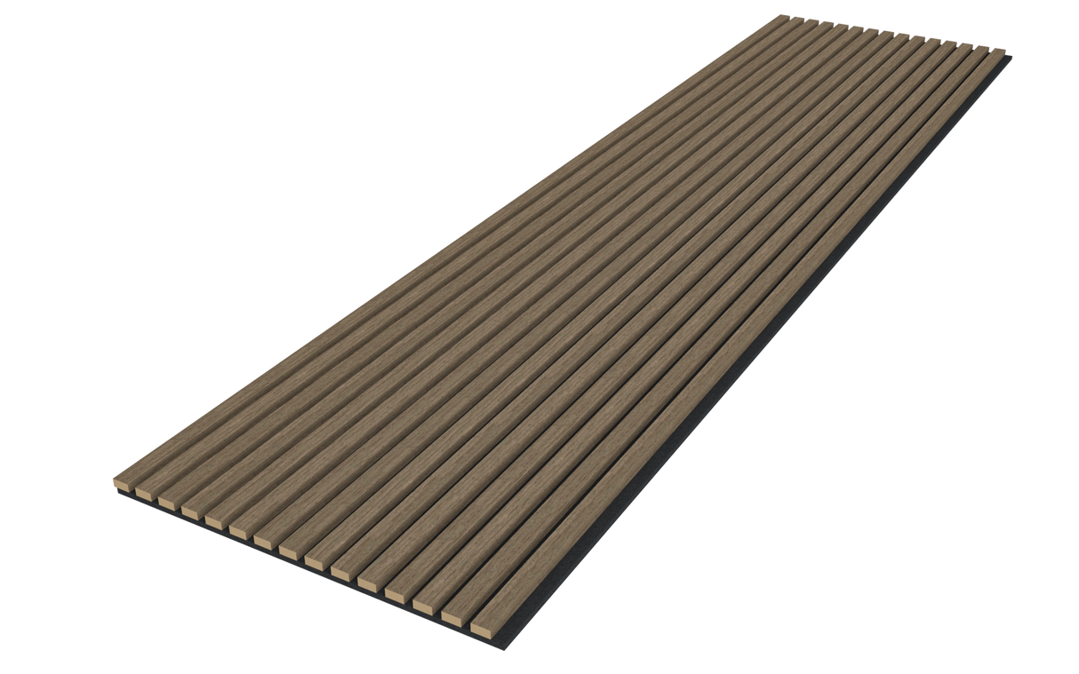 Akoestische panelen 270x60 cm - Eiken Walnoot