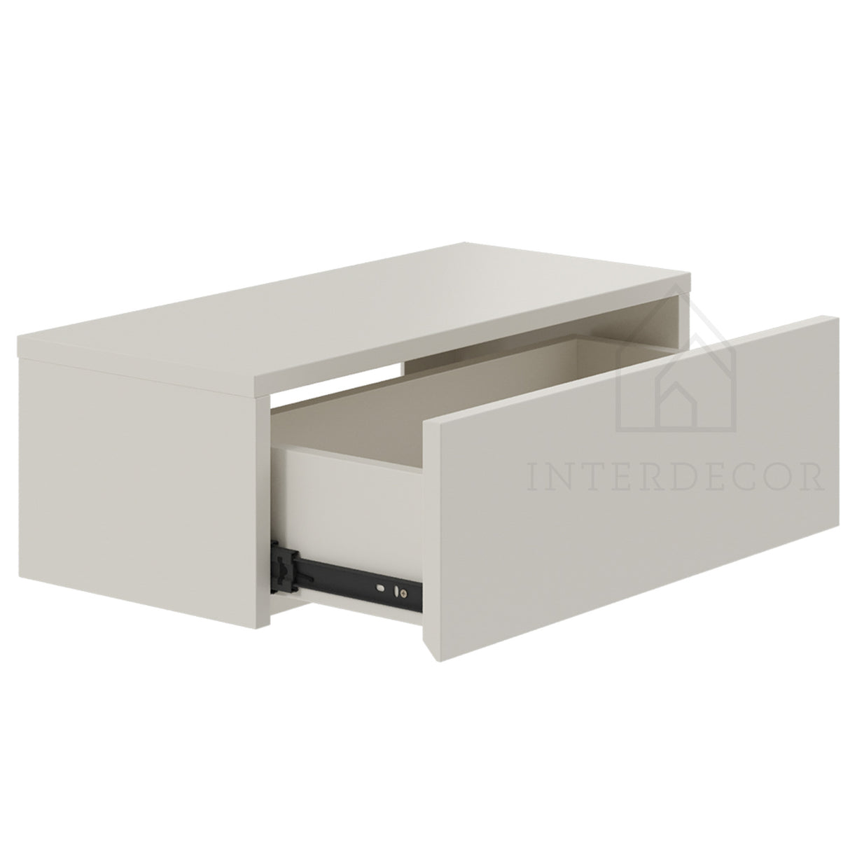 Gangkast zwevend beige 60x20x15 cm