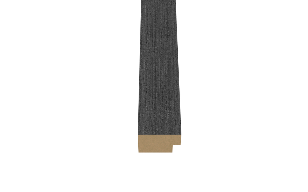 Eindlat 270 cm - Eiken Zwart