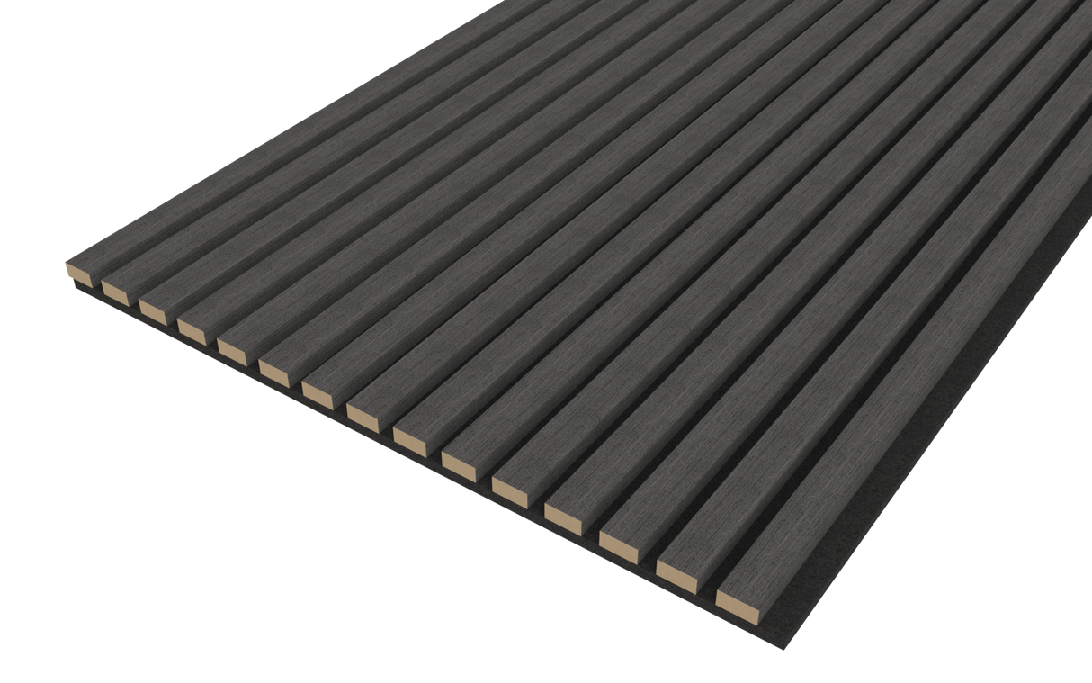 Akoestische panelen 270x60 cm - Eiken Zwart