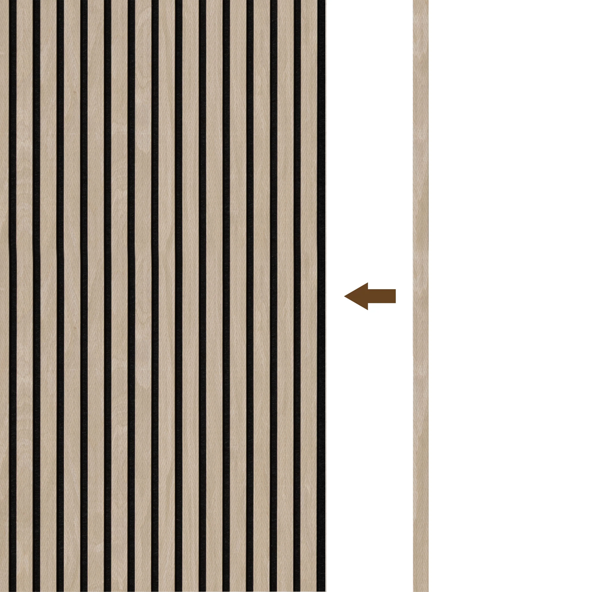 Eindlat 270 x 2.2 cm - Monza Visgraat