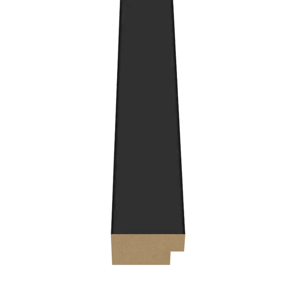 Eindlat 270 x 2.2 cm - Nox Zwart