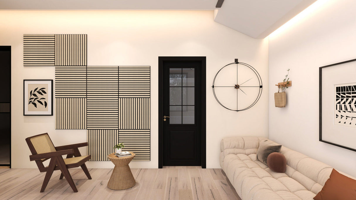 Akoestische panelen 60x60 cm - Eiken Ligt Naturel