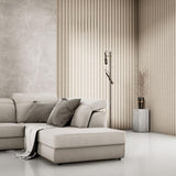3D Kunststof Wandpanelen Beige Lumière Collection 270 x 12 cm | Set van 4