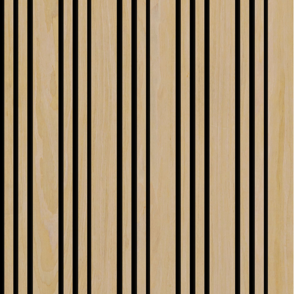 Akupanel Akoestische Wandpanelen Latenwand Tripple Akupanelen 270 x 60 cm Natural eiken