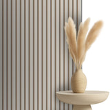 Akoestische panelen 260x60 cm - Beige on Beige