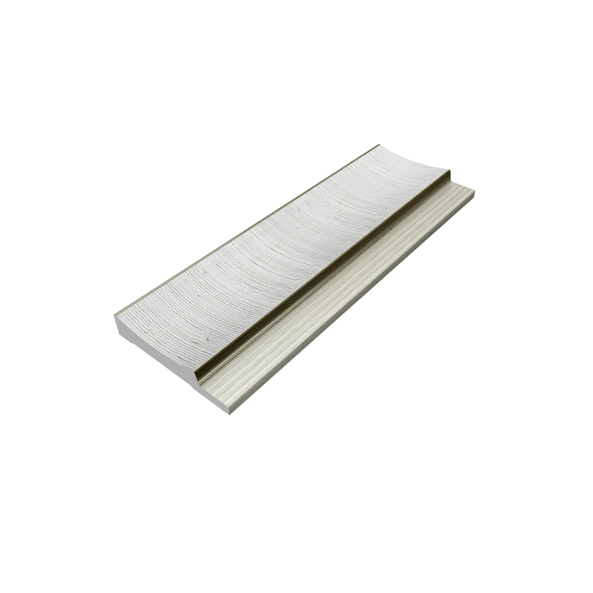 Eindprofiel Links Kunststof Wandpanelen Wit Lumière Collection