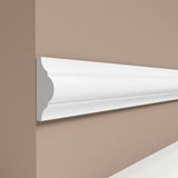 Sereno Sierlijst Muur Plafondlijst - 270 x 5 cm - Wit