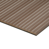 Akoestische Suede Solid Panelen 280x60 cm - Chique Mokka