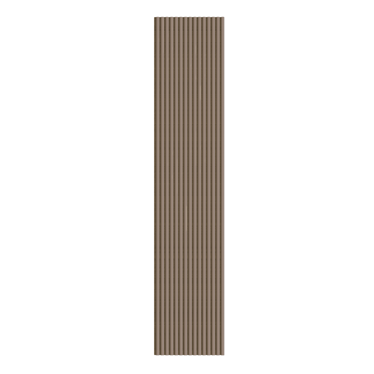 Akoestische Suede Space Panelen 280x60 cm - Chique Mokka