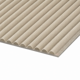 Akoestische Brushed Suede Space Panelen 280 x 60 x 2.1 cm - Beige