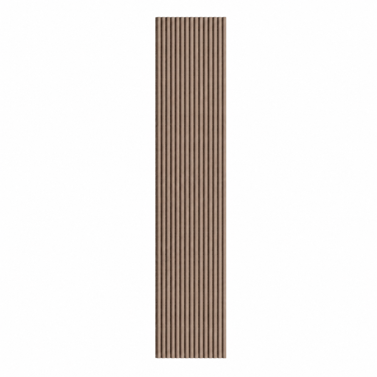 Akoestische Brushed Suede Space Panelen 280 x 60 x 2.1 cm - Mokka