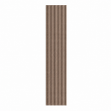 Akoestische Brushed Suede Space Panelen 280 x 60 x 2.1 cm - Mokka