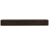 Dulce curved TV-Meubel zwevend walnut 280 cm