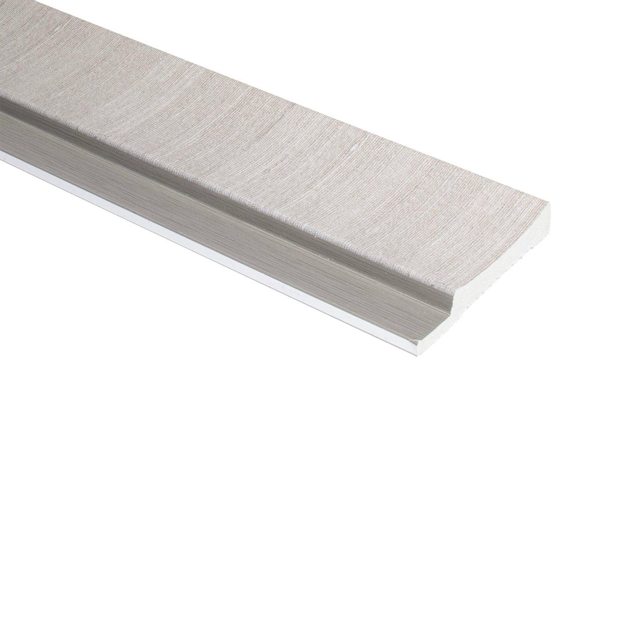 Eindprofiel Links Kunststof Wandpanelen Grijs Lumière Collection