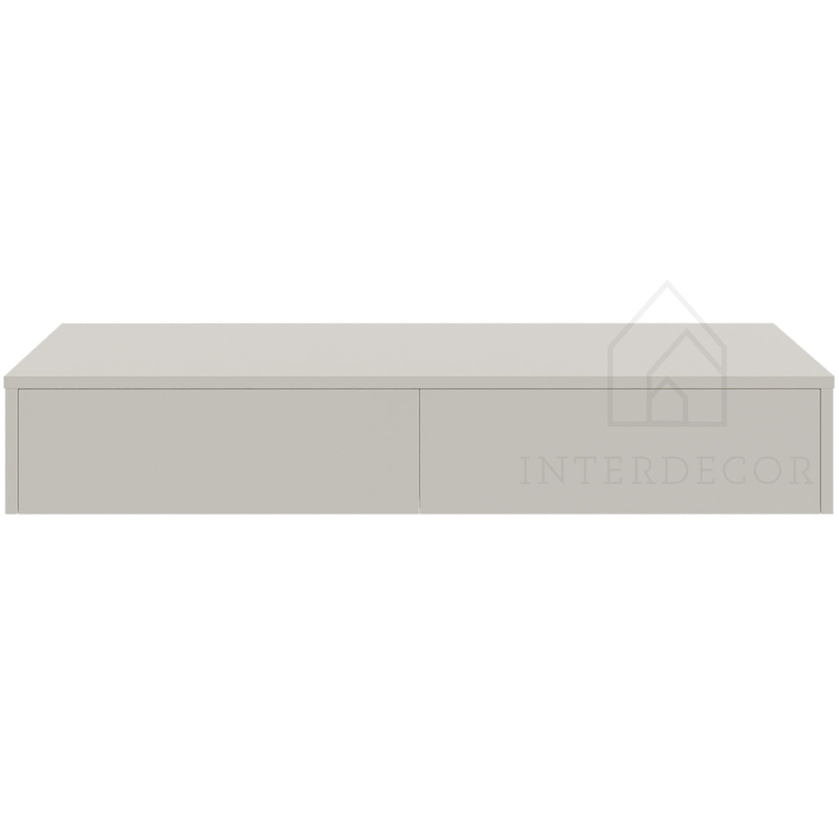 Gangkast zwevend beige 100x20x15 cm