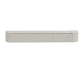 Elegance Collection Japandi Aura Curved TV Meubel zwevend beige