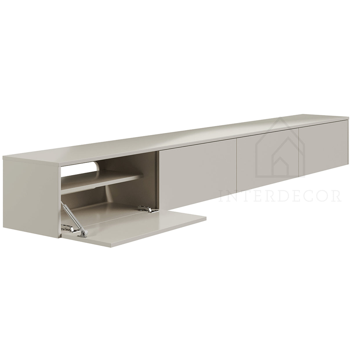 Madera TV-Meubel zwevend beige 280 cm