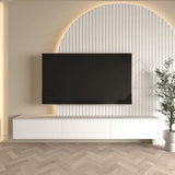 Madera TV-Meubel zwevend wit 280 cm