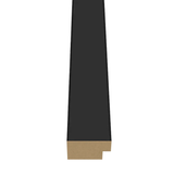 Eindlat 270 x 2.2 cm - Nox Zwart