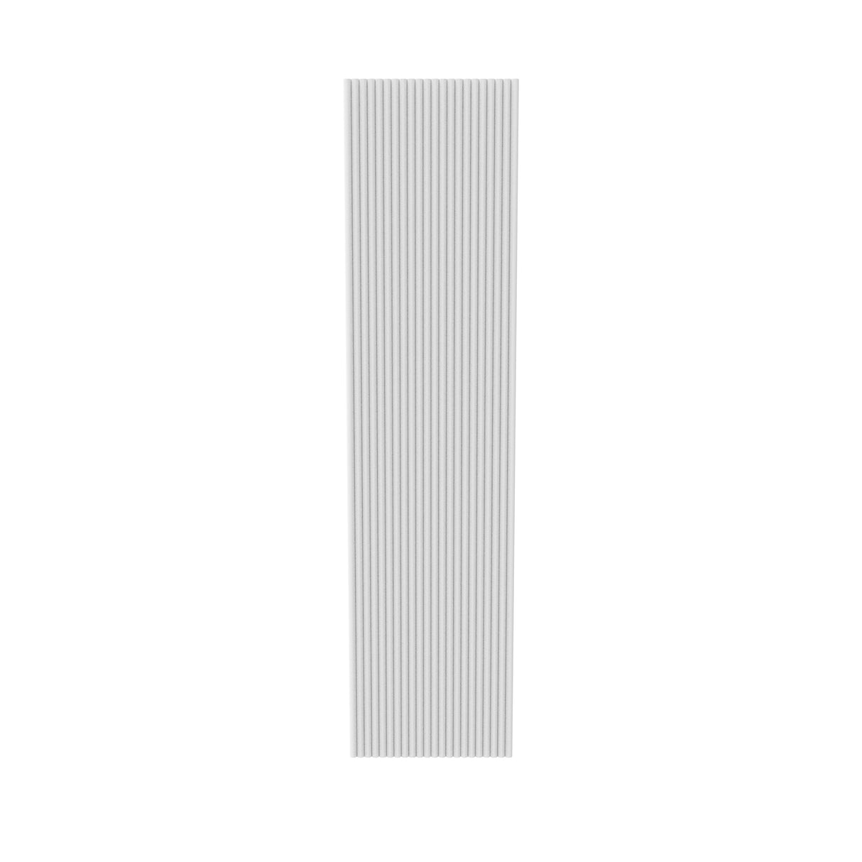 Akoestische panelen 280x60 cm - Wit solid velvet