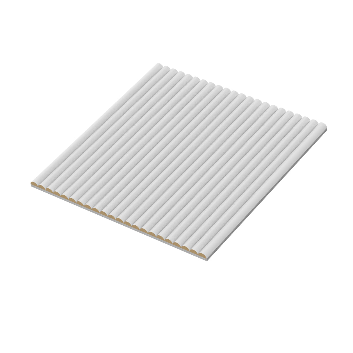 Akoestische panelen 280x60 cm - Wit solid velvet