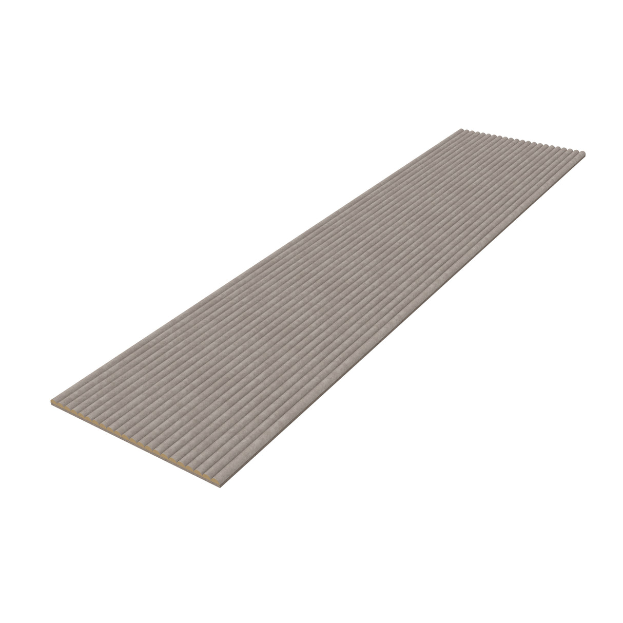 Akoestische panelen 280x60 cm - Beige solid velvet