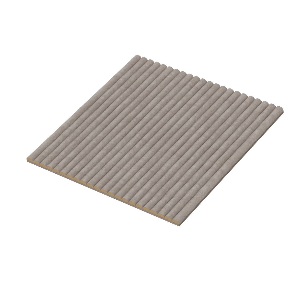 Akoestische panelen 280x60 cm - Beige solid velvet