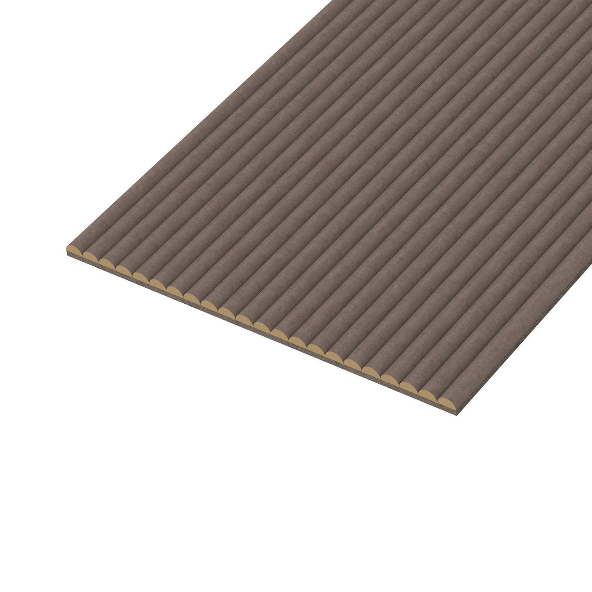 Akoestische panelen 280x60 cm - Mokka solid velvet