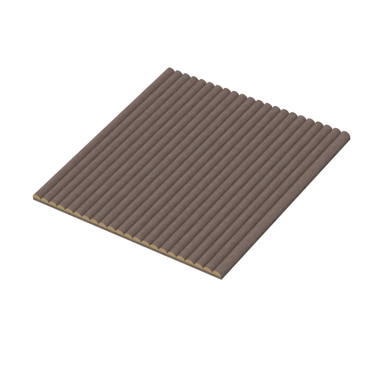 Akoestische panelen 280x60 cm - Mokka solid velvet