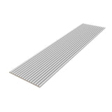 Akoestische panelen 280x60 cm - Wit space velvet
