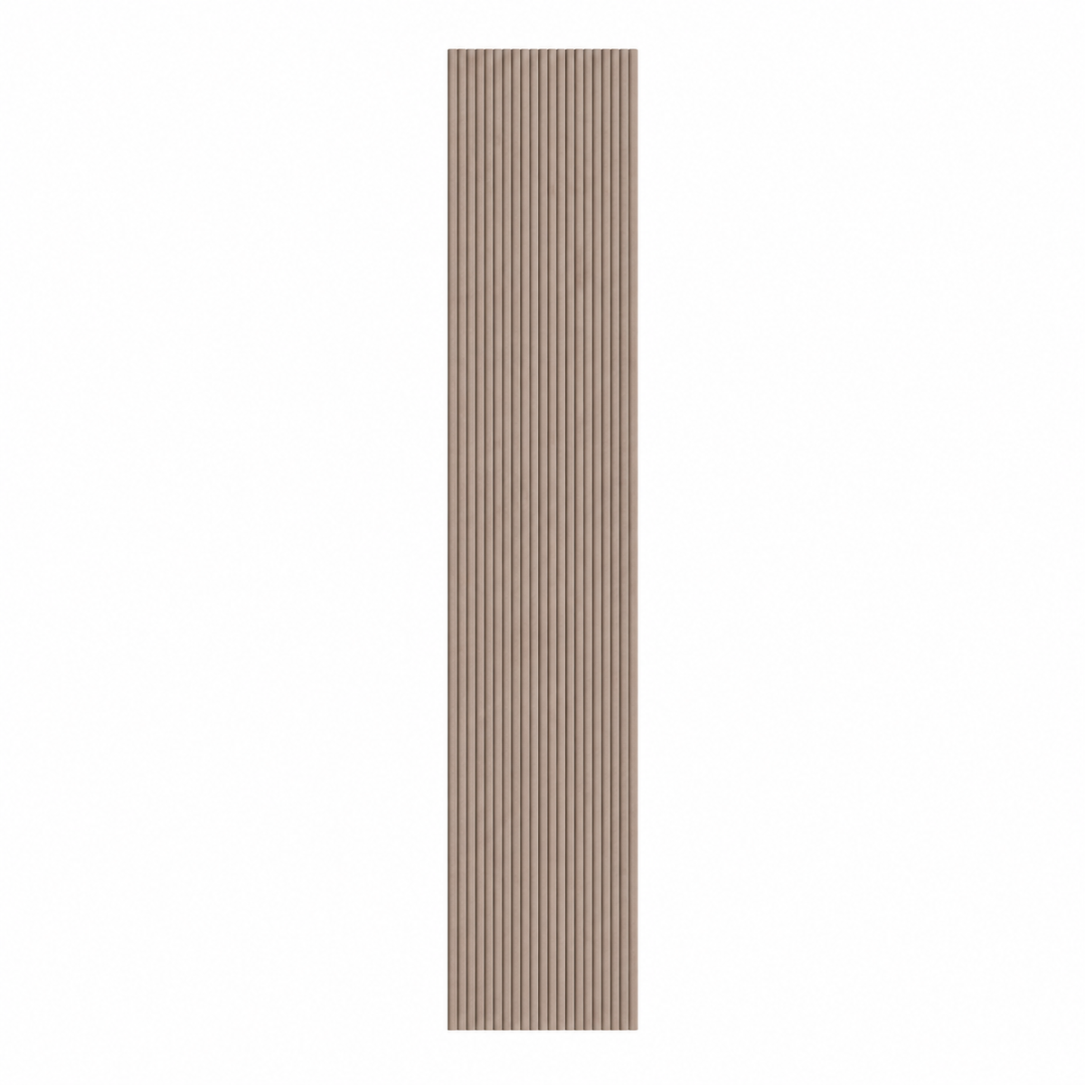 Akoestische Brushed Suede Solid Panelen 280 x 60 x 2.4 cm - Mokka